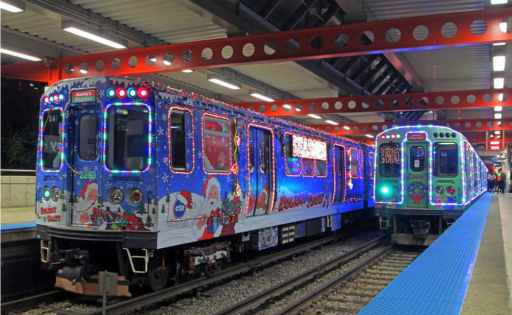 WCIU The U Your commute just got festive with the CTA 